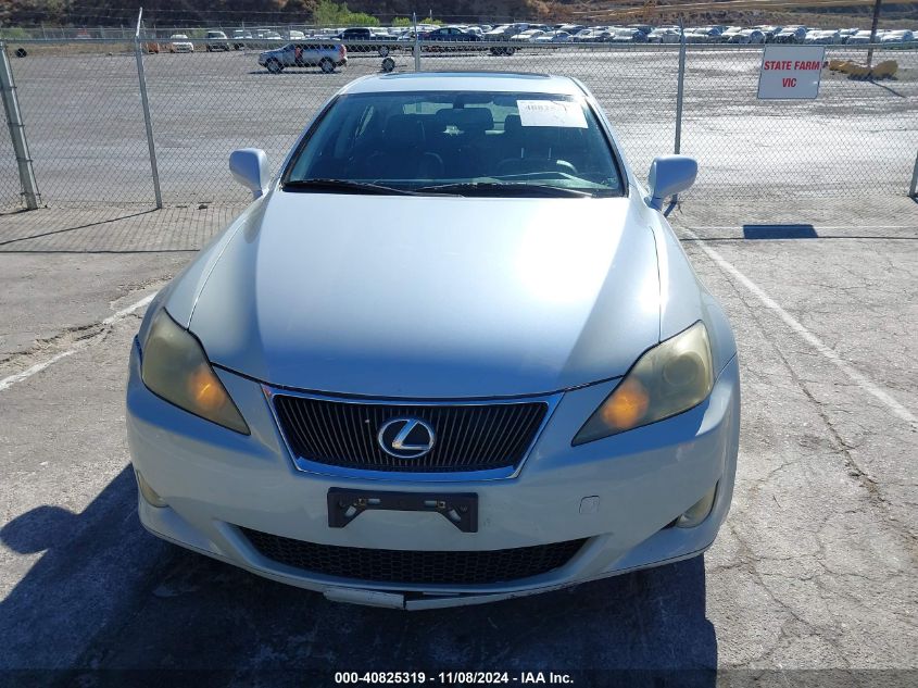 2007 Lexus Is 250 VIN: JTHBK262772033534 Lot: 40825319