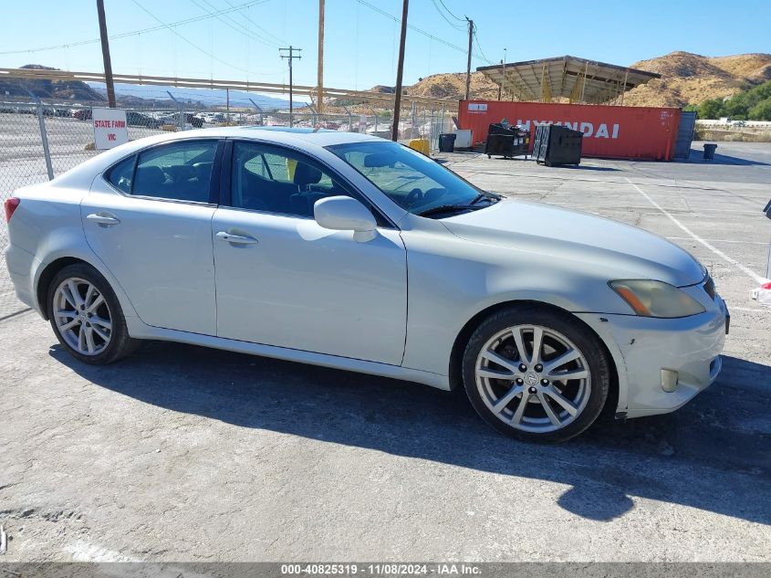 2007 Lexus Is 250 VIN: JTHBK262772033534 Lot: 40825319