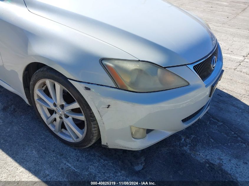 2007 Lexus Is 250 VIN: JTHBK262772033534 Lot: 40825319