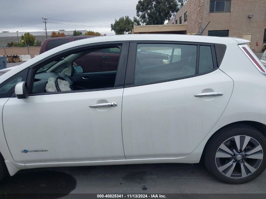 2015 Nissan Leaf Sl VIN: 1N4AZ0CPXFC301424 Lot: 40825341