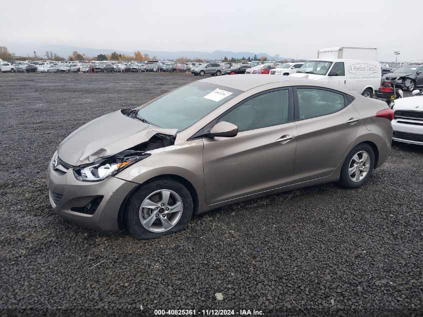 VIN 5NPDH4AE0FH556798 2015 Hyundai Elantra, SE no.2