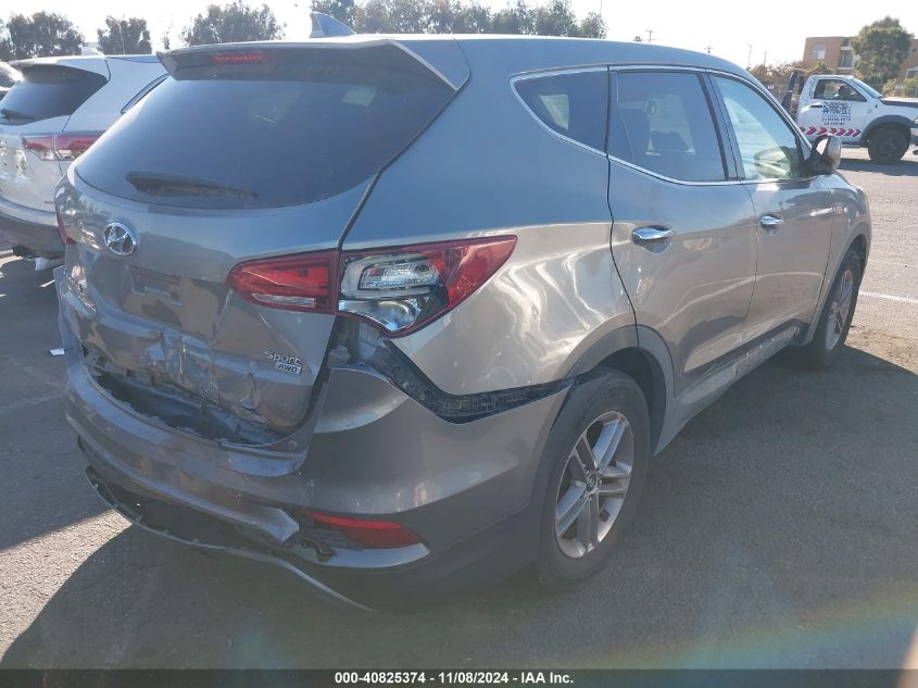 VIN 5NMZTDLB7HH008367 2017 Hyundai Santa Fe, Sport... no.4