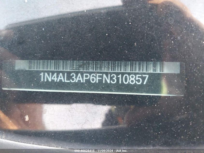 VIN 1N4AL3AP6FN310857 2015 Nissan Altima, 2.5/2.5 S... no.9