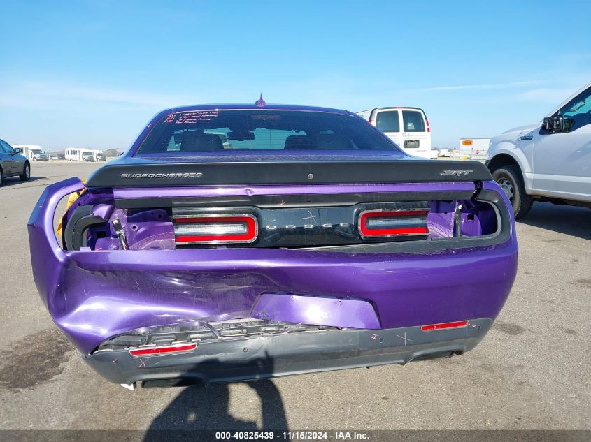 2016 Dodge Challenger Srt Hellcat VIN: 2C3CDZC95GH200124 Lot: 40825439