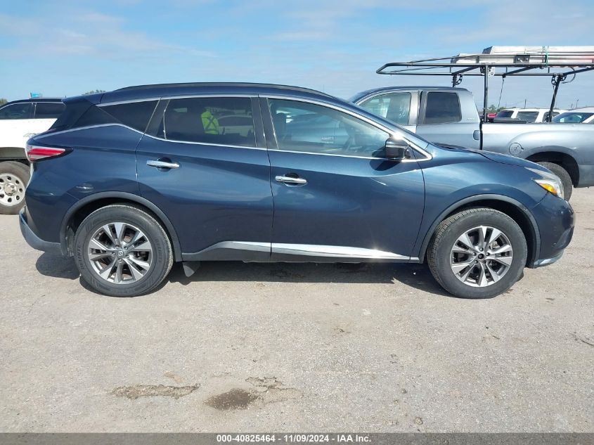 2015 Nissan Murano Sv VIN: 5N1AZ2MG5FN252802 Lot: 40825464