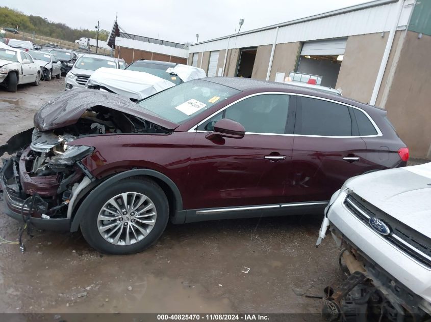 2017 Lincoln Mkx Select VIN: 2LMPJ6KP4HBL19176 Lot: 40825470