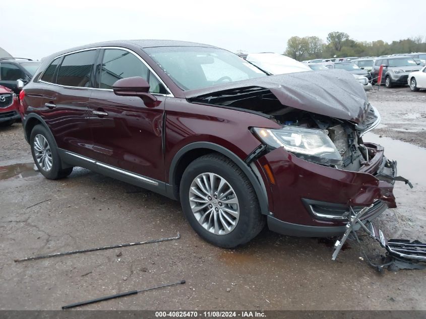 VIN 2LMPJ6KP4HBL19176 2017 Lincoln MKX, Select no.1