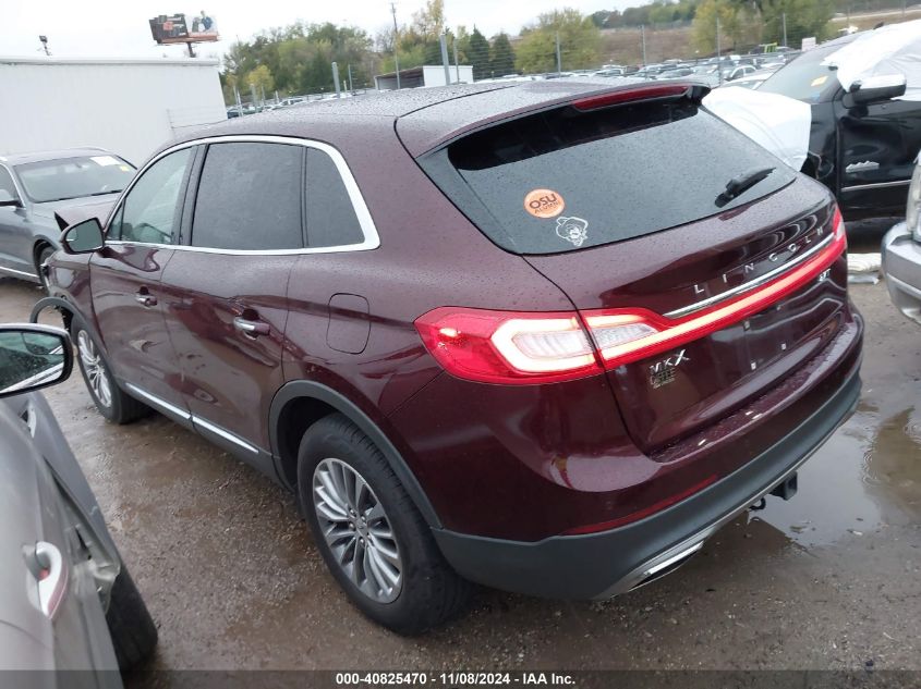 VIN 2LMPJ6KP4HBL19176 2017 Lincoln MKX, Select no.3