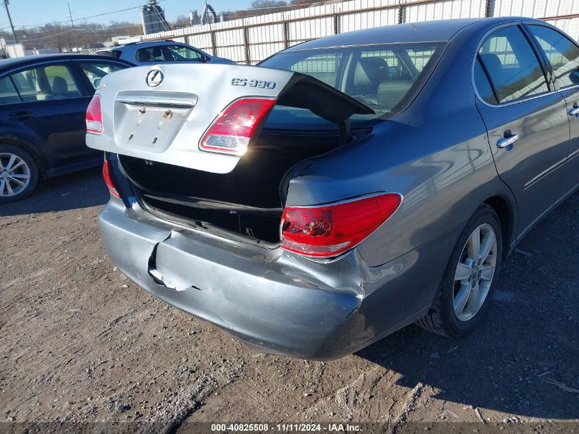 2005 Lexus Es 330 VIN: JTHBA30G855109819 Lot: 40825508