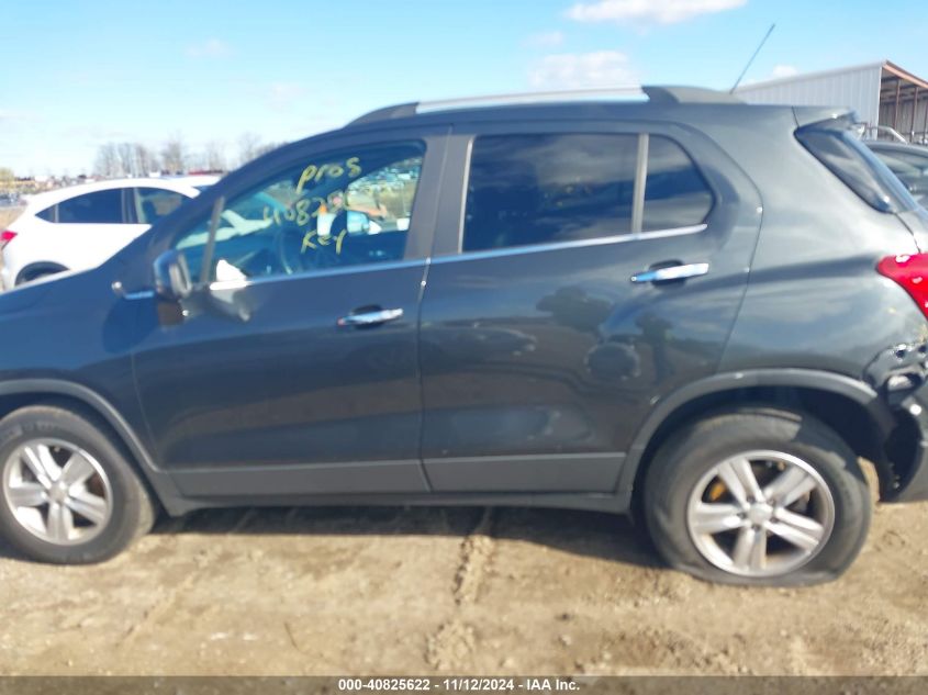 2018 Chevrolet Trax Lt VIN: 3GNCJPSB1JL250134 Lot: 40825622