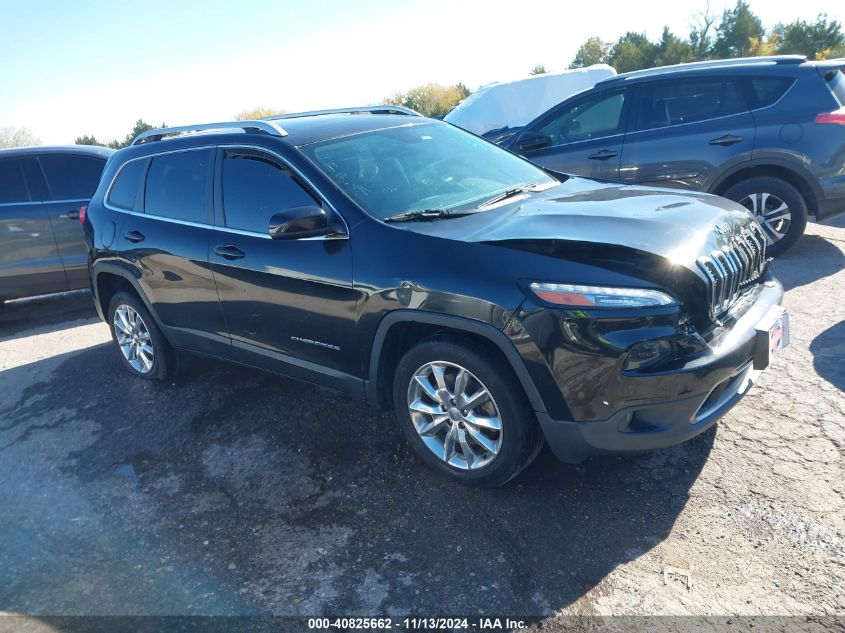 2015 Jeep Cherokee Limited VIN: 1C4PJLDB3FW643473 Lot: 40825662