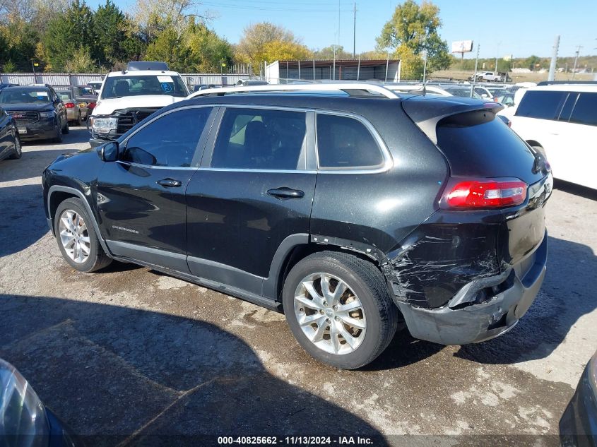 2015 Jeep Cherokee Limited VIN: 1C4PJLDB3FW643473 Lot: 40825662