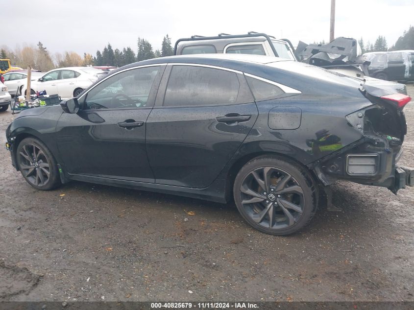 2020 Honda Civic Sport VIN: 19XFC2F86LE200354 Lot: 40825679