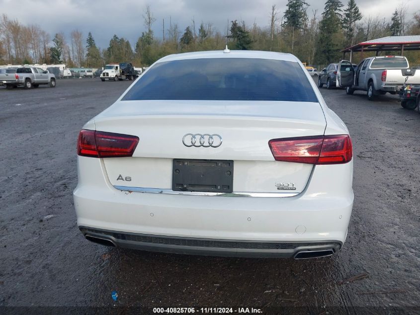 2016 Audi A6 3.0T Premium Plus VIN: WAUHGAFC0GN176756 Lot: 40825706