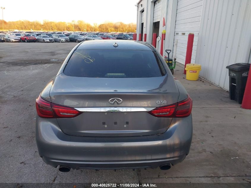 2018 Infiniti Q50 2.0T Pure VIN: JN1CV7AP2JM240814 Lot: 40825722