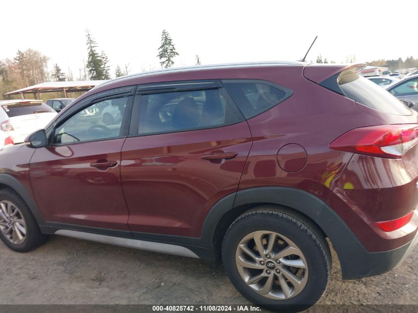 2017 Hyundai Tucson Eco VIN: KM8J33A27HU504431 Lot: 40825742