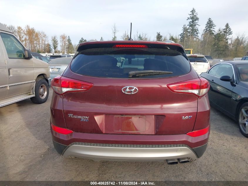 2017 Hyundai Tucson Eco VIN: KM8J33A27HU504431 Lot: 40825742