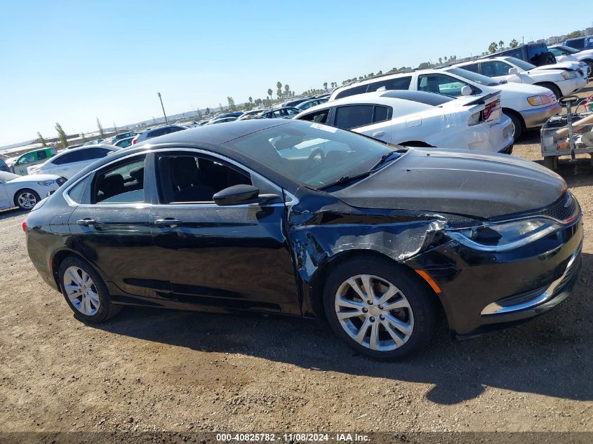 2016 Chrysler 200 Limited VIN: 1C3CCCABXGN149734 Lot: 40825782