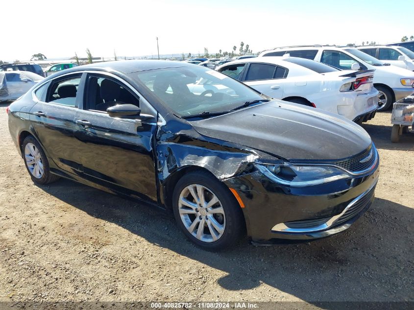 2016 Chrysler 200 Limited VIN: 1C3CCCABXGN149734 Lot: 40825782