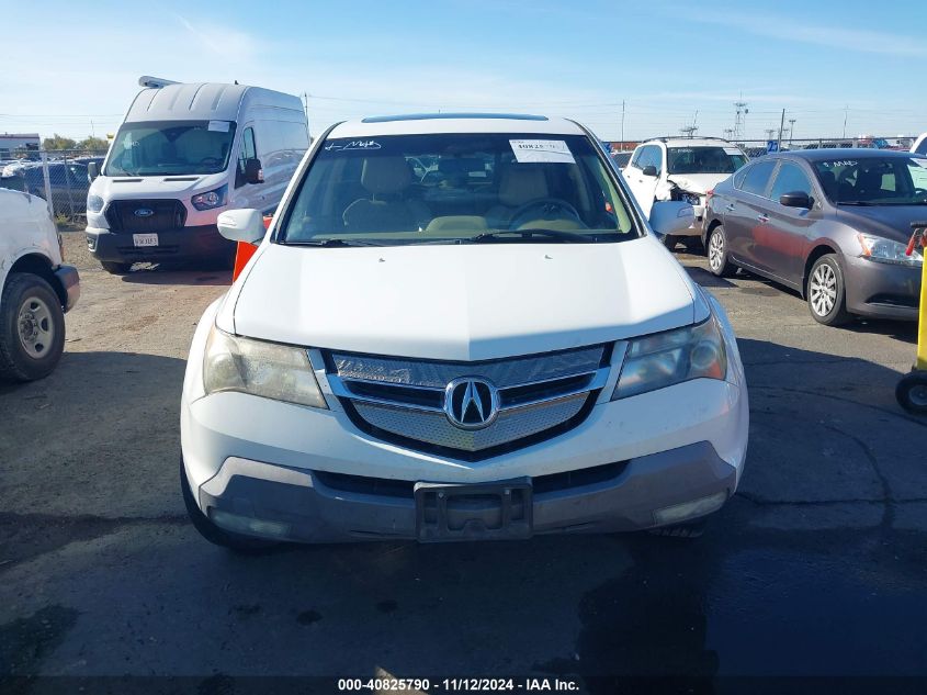 2007 Acura Mdx Sport Package VIN: 2HNYD28527H516041 Lot: 40825790