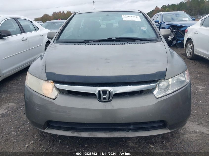 2006 Honda Civic Lx VIN: 2HGFA15526H506730 Lot: 40825792