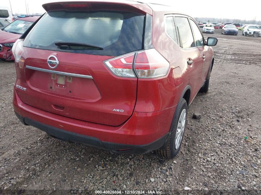 VIN JN8AT2MV3GW140035 2016 Nissan Rogue, S no.4