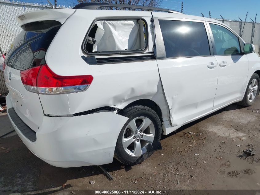 2013 Toyota Sienna Le V6 8 Passenger VIN: 5TDKK3DC1DS332010 Lot: 40825866