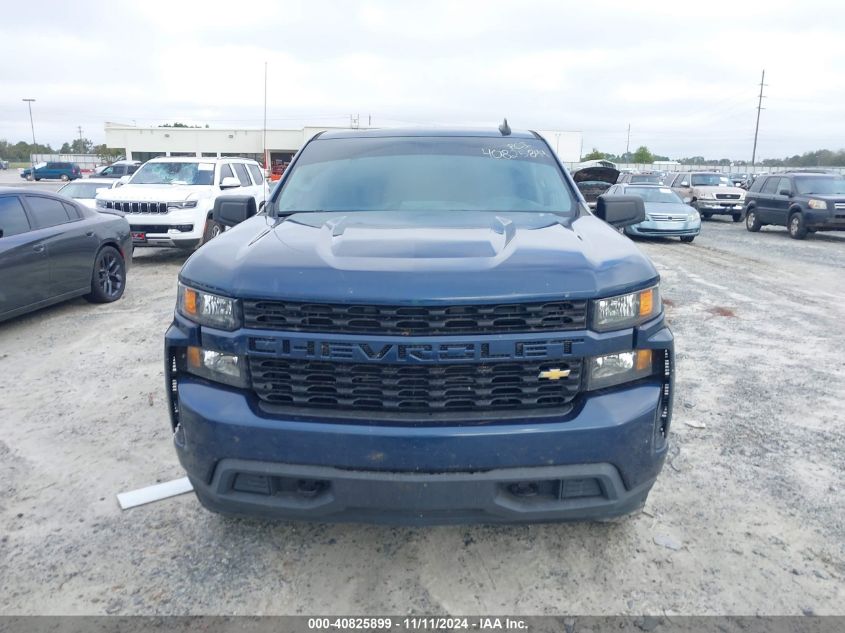 2021 Chevrolet Silverado 1500 4Wd Short Bed Custom VIN: 3GCPYBEK7MG323945 Lot: 40825899