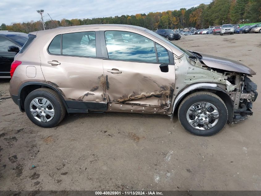 2018 Chevrolet Trax Ls VIN: 3GNCJKSB2JL238769 Lot: 40825901