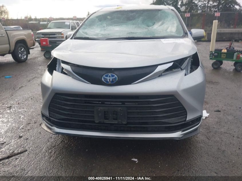 2022 Toyota Sienna Le VIN: 5TDKRKECXNS109650 Lot: 40825941