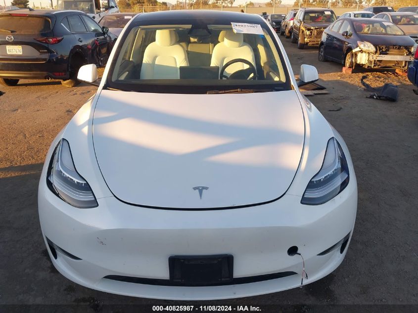 2023 Tesla Model Y Awd/Long Range Dual Motor All-Wheel Drive VIN: 7SAYGDEE6PA141709 Lot: 40825987