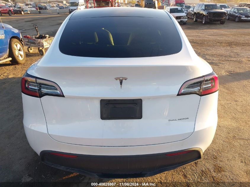 2023 Tesla Model Y Awd/Long Range Dual Motor All-Wheel Drive VIN: 7SAYGDEE6PA141709 Lot: 40825987