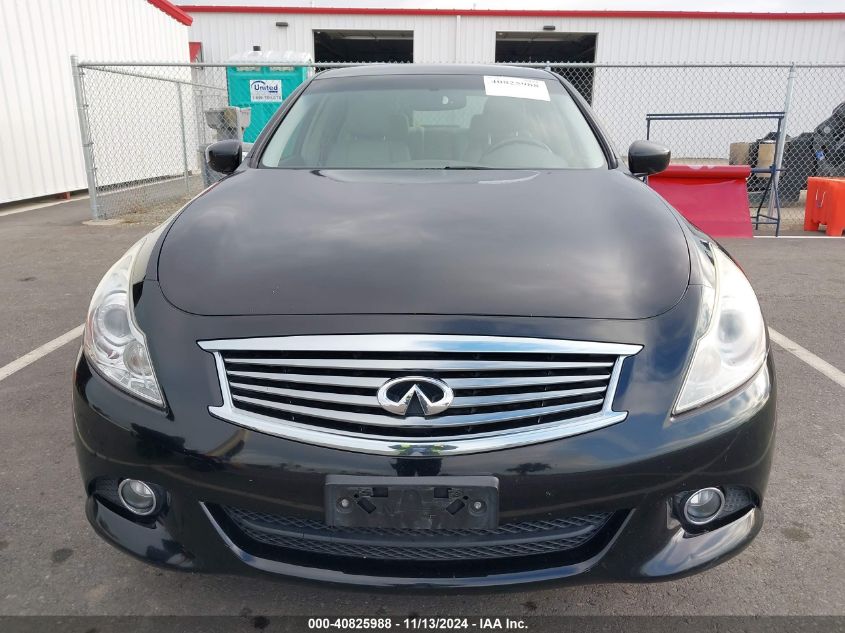 2013 Infiniti G37X VIN: JN1CV6ARXDM752952 Lot: 40825988