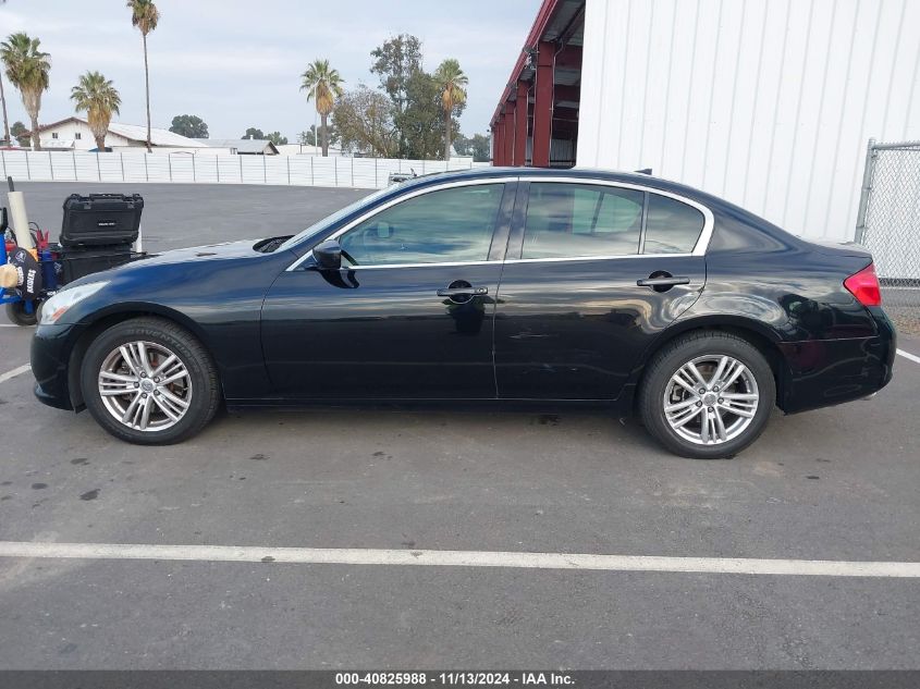 2013 Infiniti G37X VIN: JN1CV6ARXDM752952 Lot: 40825988