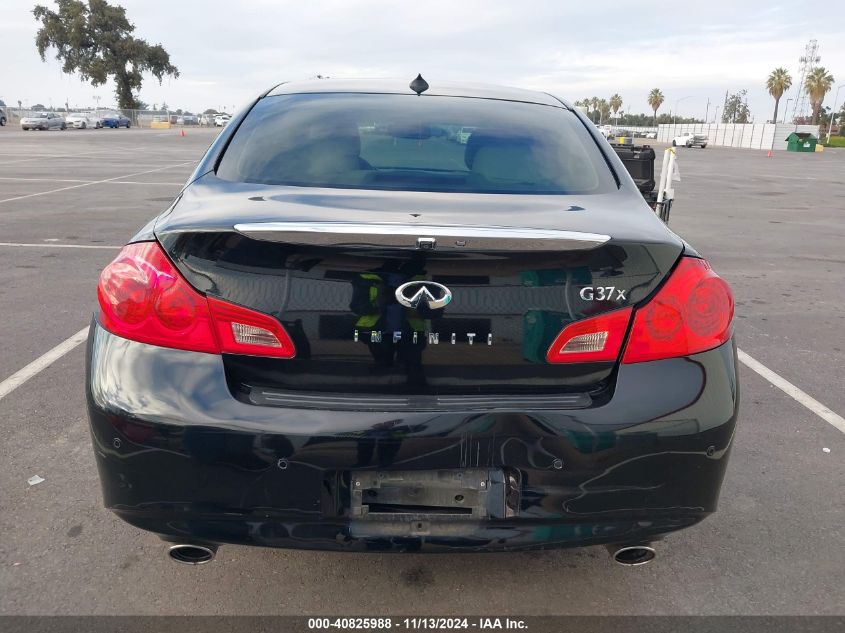 2013 Infiniti G37X VIN: JN1CV6ARXDM752952 Lot: 40825988