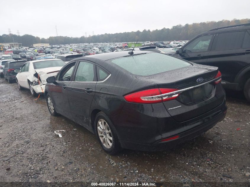 2017 FORD FUSION S - 3FA6P0G7XHR236097