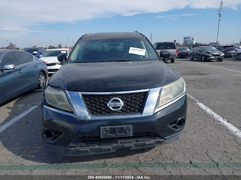 2013 Nissan Pathfinder Sv VIN: 5N1AR2MN7DC619559 Lot: 40826085