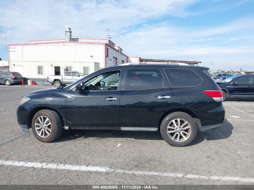 2013 Nissan Pathfinder Sv VIN: 5N1AR2MN7DC619559 Lot: 40826085