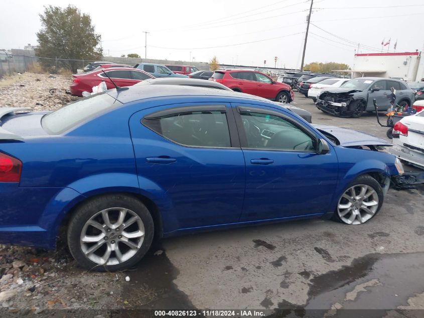 2013 Dodge Avenger R/T VIN: 1C3CDZBG6DN587236 Lot: 40826123