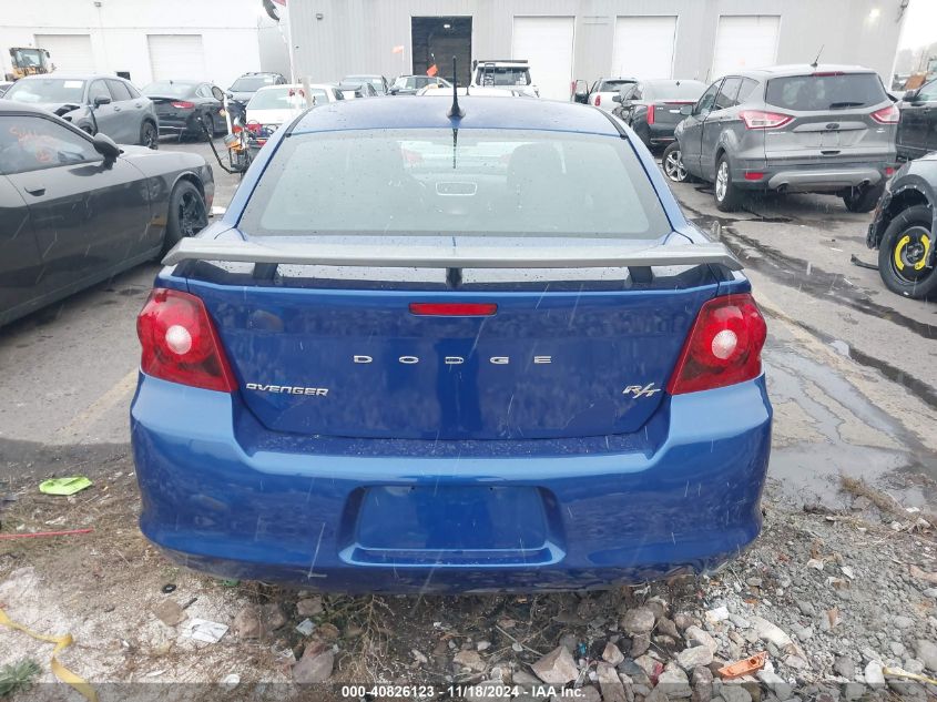 2013 Dodge Avenger R/T VIN: 1C3CDZBG6DN587236 Lot: 40826123