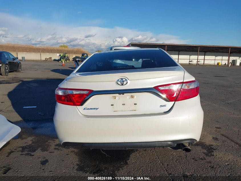 2016 Toyota Camry Se VIN: 4T1BF1FK2GU235844 Lot: 40826189