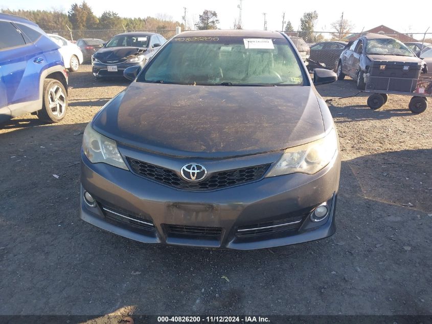 2012 Toyota Camry Se VIN: 4T1BF1FKXCU017323 Lot: 40826200