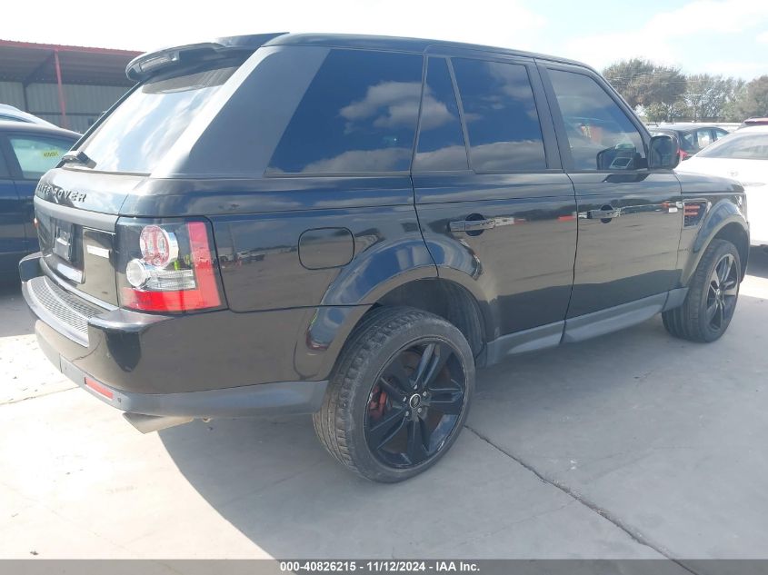 2013 Land Rover Range Rover Sport Supercharged VIN: SALSH2E40DA773522 Lot: 40826215