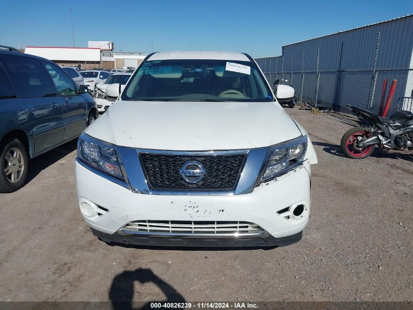 2014 Nissan Pathfinder S VIN: 5N1AR2MNXEC727353 Lot: 40826239