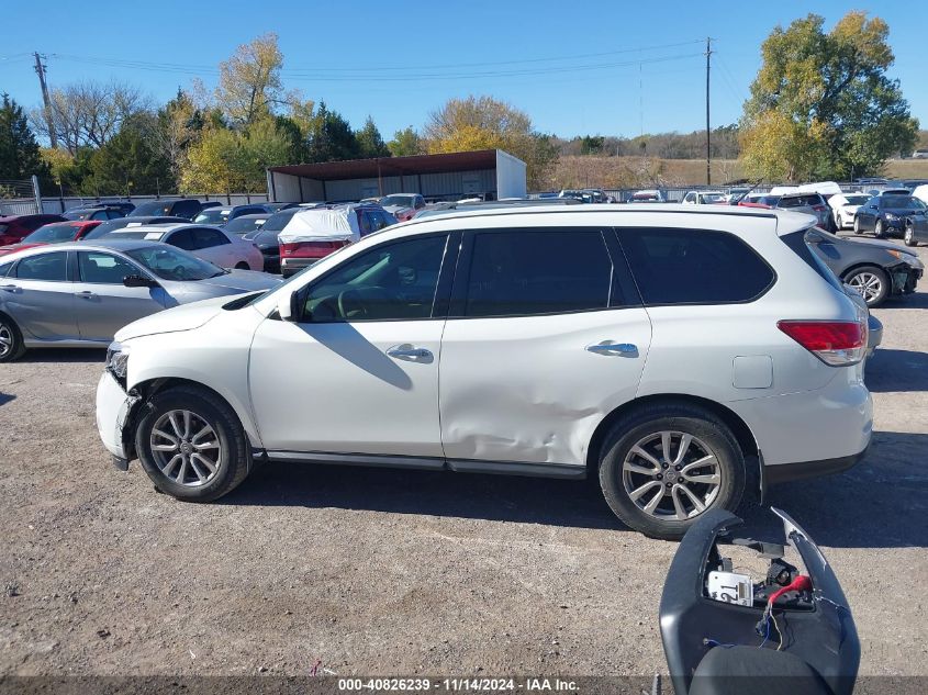 2014 Nissan Pathfinder S VIN: 5N1AR2MNXEC727353 Lot: 40826239