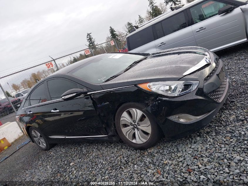 2013 Hyundai Sonata Hybrid Limited VIN: KMHEC4A44DA100104 Lot: 40826255