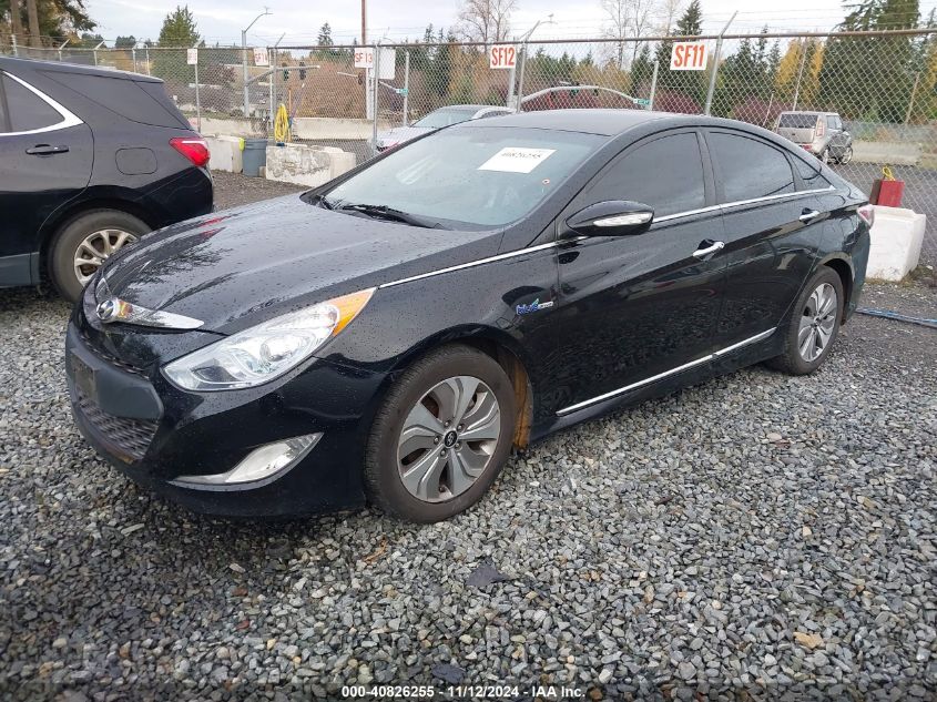 2013 Hyundai Sonata Hybrid Limited VIN: KMHEC4A44DA100104 Lot: 40826255