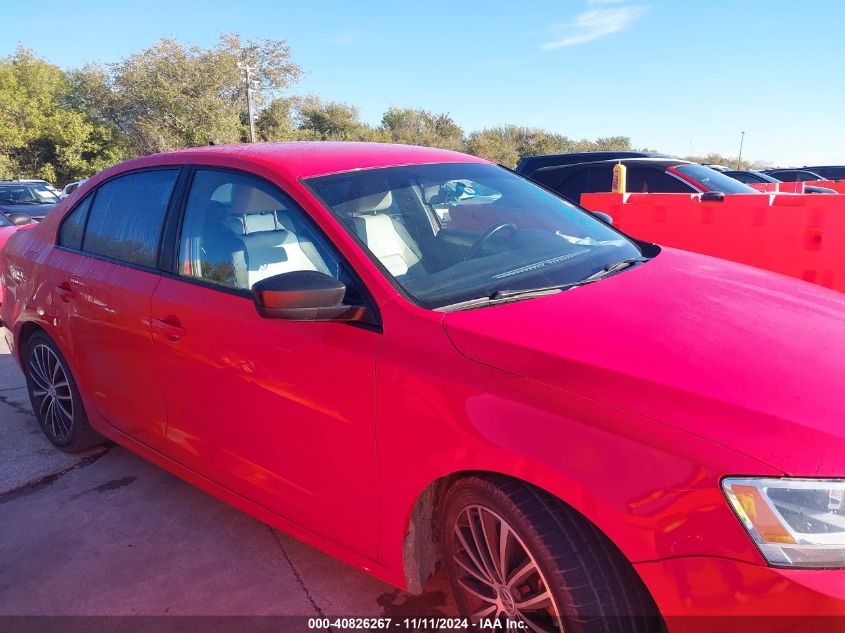 2016 VOLKSWAGEN JETTA 1.8T SPORT - 3VWB17AJ7GM400440