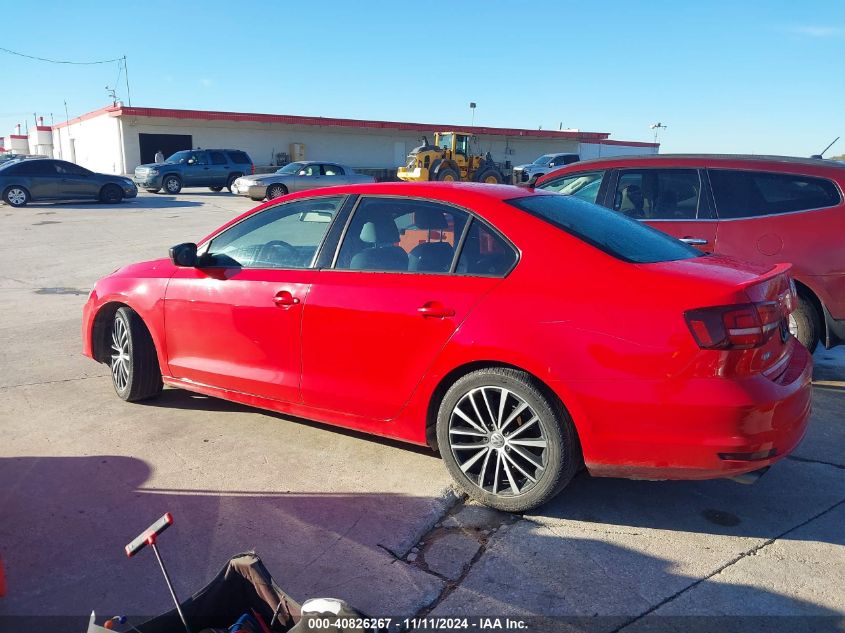 2016 VOLKSWAGEN JETTA 1.8T SPORT - 3VWB17AJ7GM400440