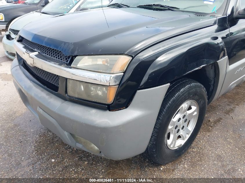 2002 Chevrolet Avalanche 1500 VIN: 3GNEC13T92G109006 Lot: 40826461